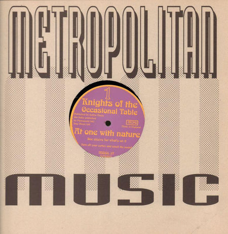 Knights Of The Occasional Table-At One With Nature-Metropolitan Music-12" Vinyl-Ex/VG