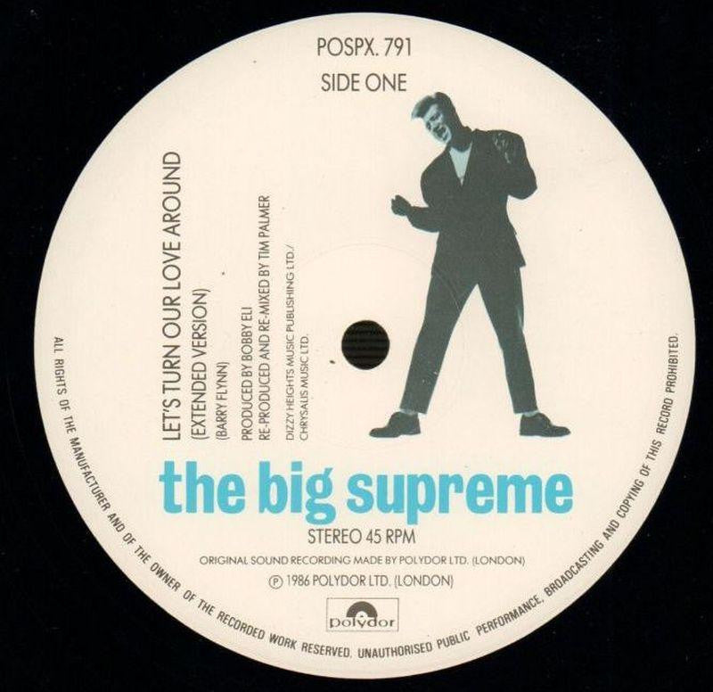 Let's Turn Our Love Around-Polydor-12" Vinyl P/S-VG/Ex