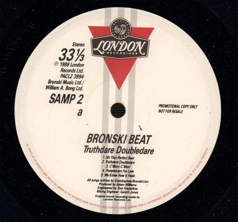 Bronski Beat-Truthdare Doubledare-London-12" Vinyl