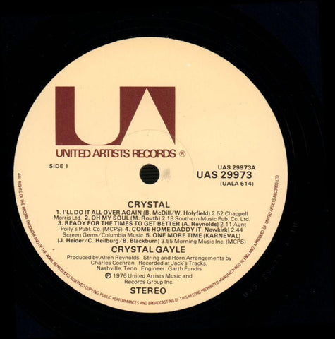 Crystal-United Artist-Vinyl LP-Ex-/NM