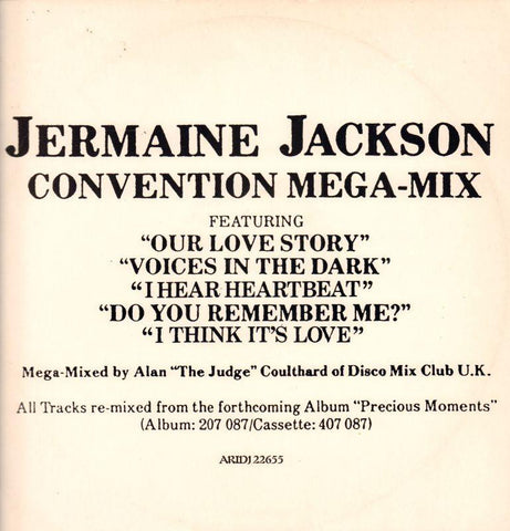 Jermaine Jackson-Convention Mega-Mix-Arista-12" Vinyl