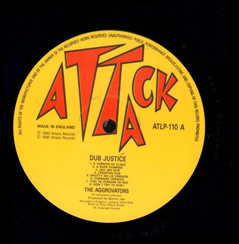Dub Justice-Attack-Vinyl LP-Ex/VG+