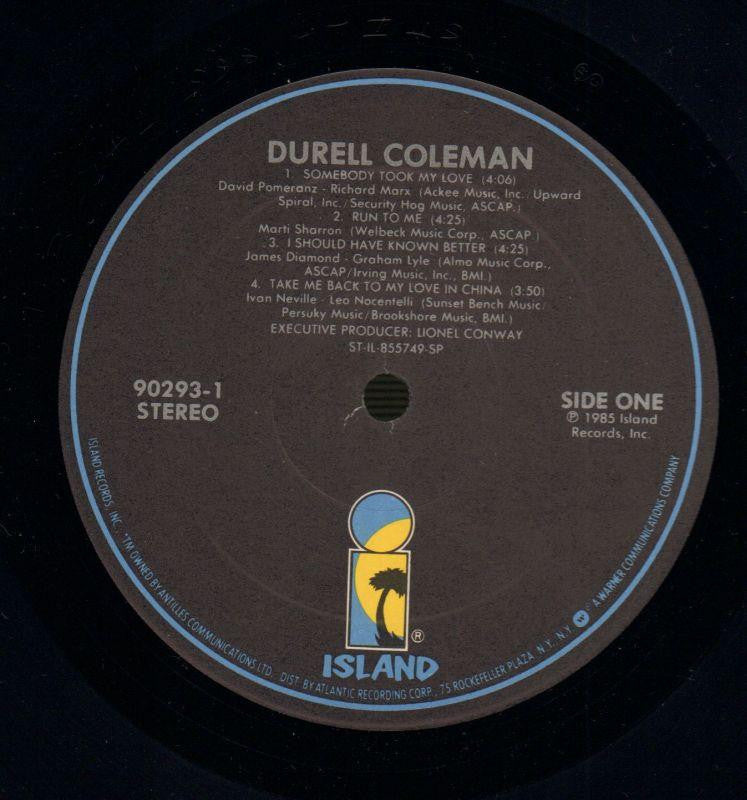 Durell Coleman-Island-Vinyl LP-VG/Ex-