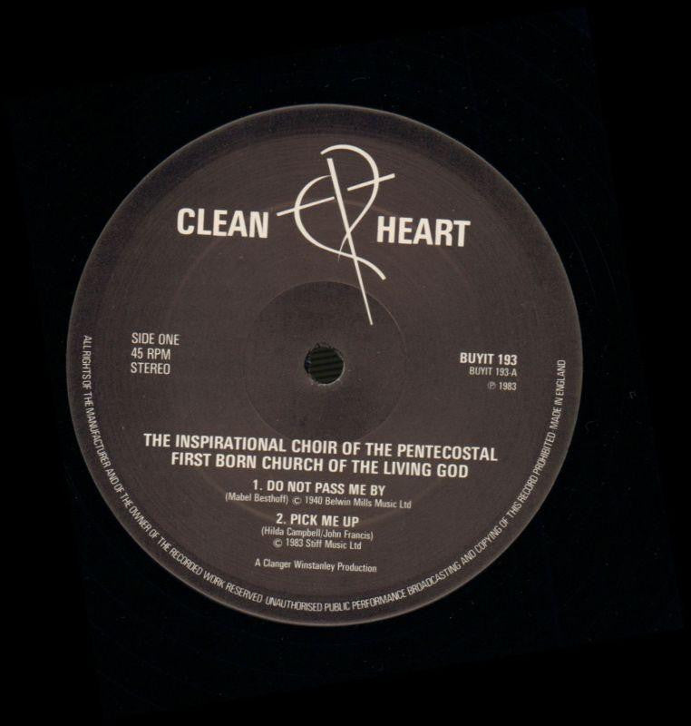 Clean Heart-Stiff-12" Vinyl P/S-VG/NM
