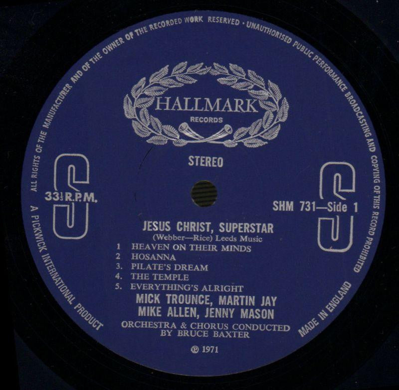 Jesus Christ Superstar-Hallmark-Vinyl LP-VG/Ex