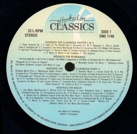 Hooked On Classics-K-Tel-Vinyl LP-VG/NM