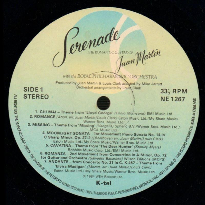 Serenade-K-Tel-Vinyl LP-VG+/Ex+