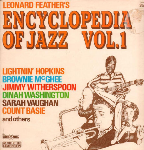 Leonard Feather-Encylodedia Of Jazz Volume 1-Windmill-Vinyl LP-G+/VG