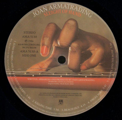 Sleight Of Hand-A&M-Vinyl LP-VG/NM