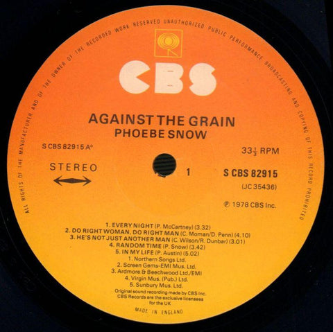 Against The Grain-CBS-Vinyl LP-VG+/NM
