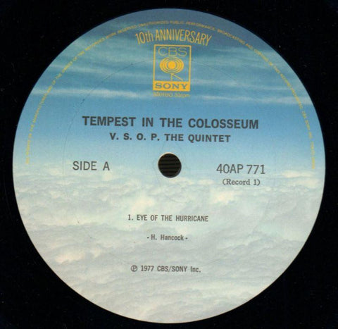 Tempest In The Colosseum-CBS-2x12" Vinyl LP Gatefold-VG/Ex