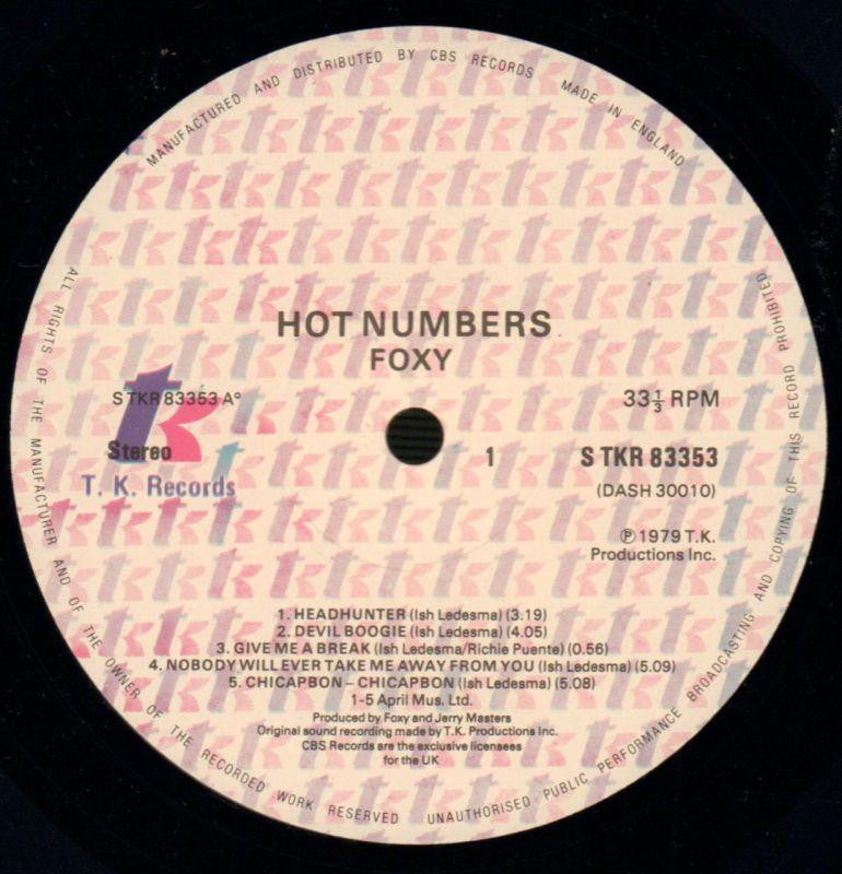 Hot Numbers-TK Records-Vinyl LP-VG/NM