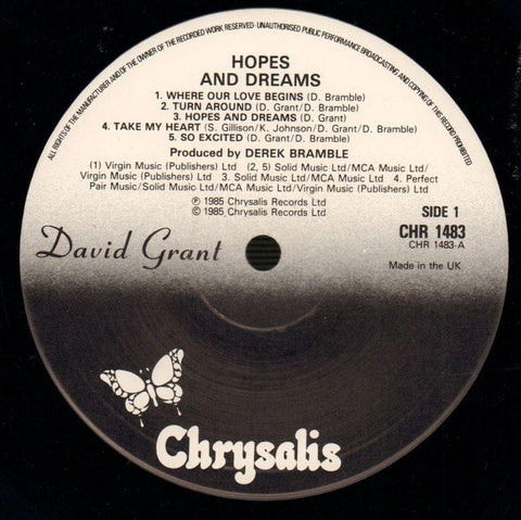 Hopes And Dreams-Chrysalis-Vinyl LP-Ex-/NM