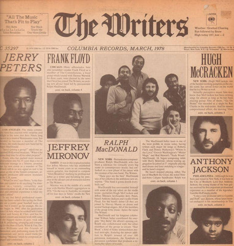 The Writers-The Writers-Columbia-Vinyl LP-VG/Ex
