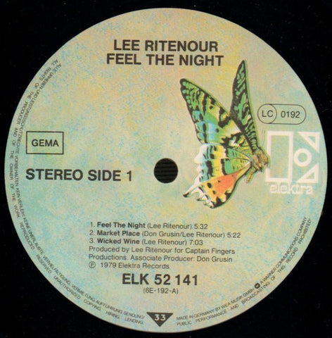 Feel The Night-Elektra-Vinyl LP-VG/VG