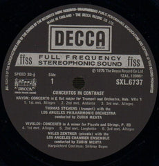 Concertos In Contrast Los Angeles Philharmonic-Decca-Vinyl LP-VG+/Ex
