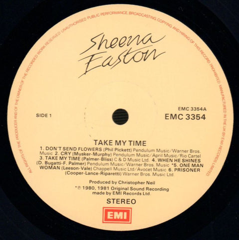 Take My Time-EMI-Vinyl LP-VG+/NM