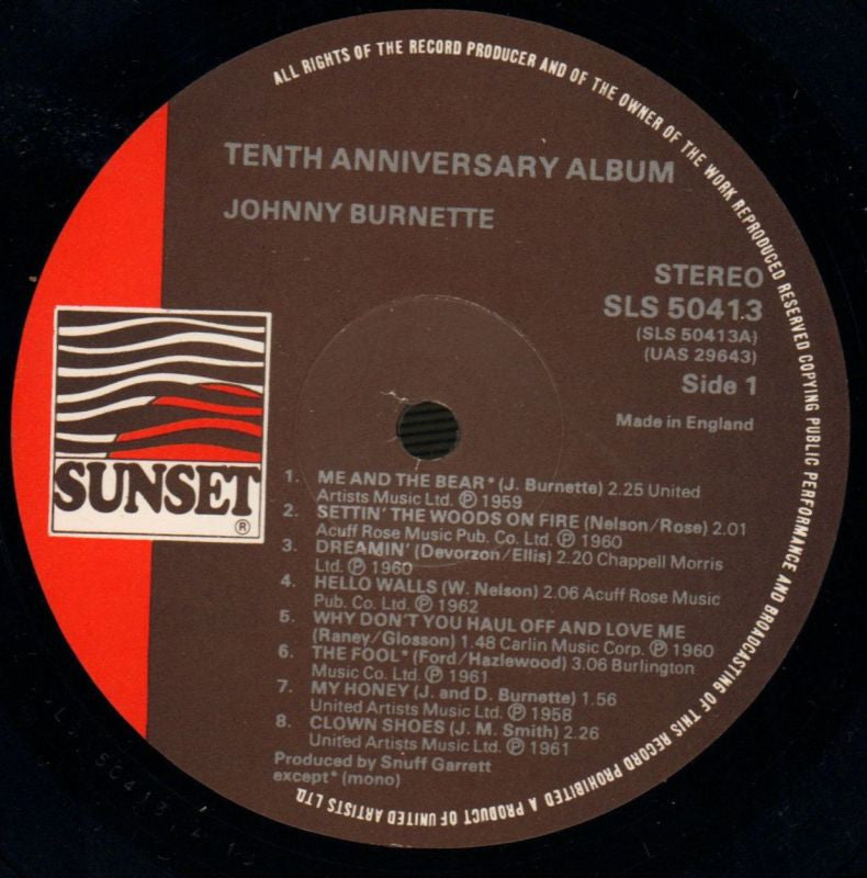 Tenth Anniversary Album-Sunset-Vinyl LP-Ex/Ex