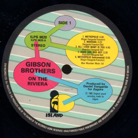 On The Riviera-Island-Vinyl LP-Ex/Ex