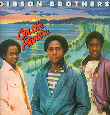 Gibson Brothers-On The Riviera-Island-Vinyl LP-Ex/Ex