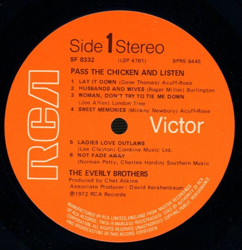 Pass The Chicken & Listen-RCA-Vinyl LP-VG+/Ex