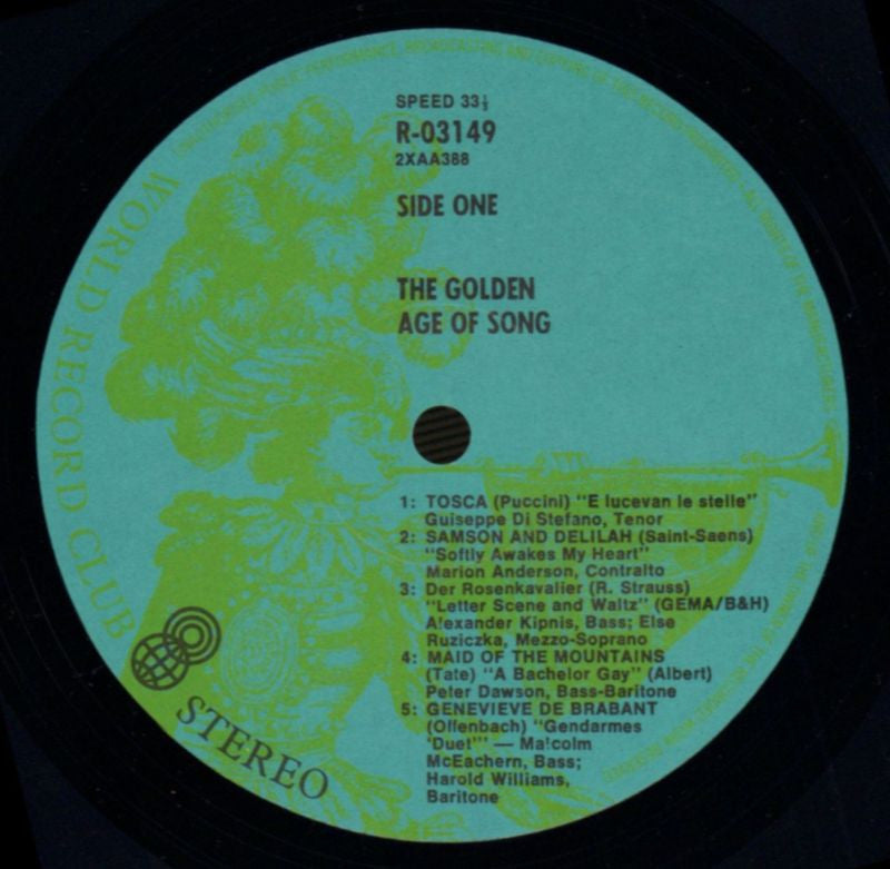 The Golden Age Of Song Vol.1-World Record-Vinyl LP-VG/NM