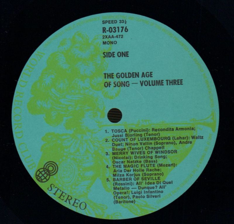 The Golden Age Of Song Vol.3-World Record-Vinyl LP-VG/NM