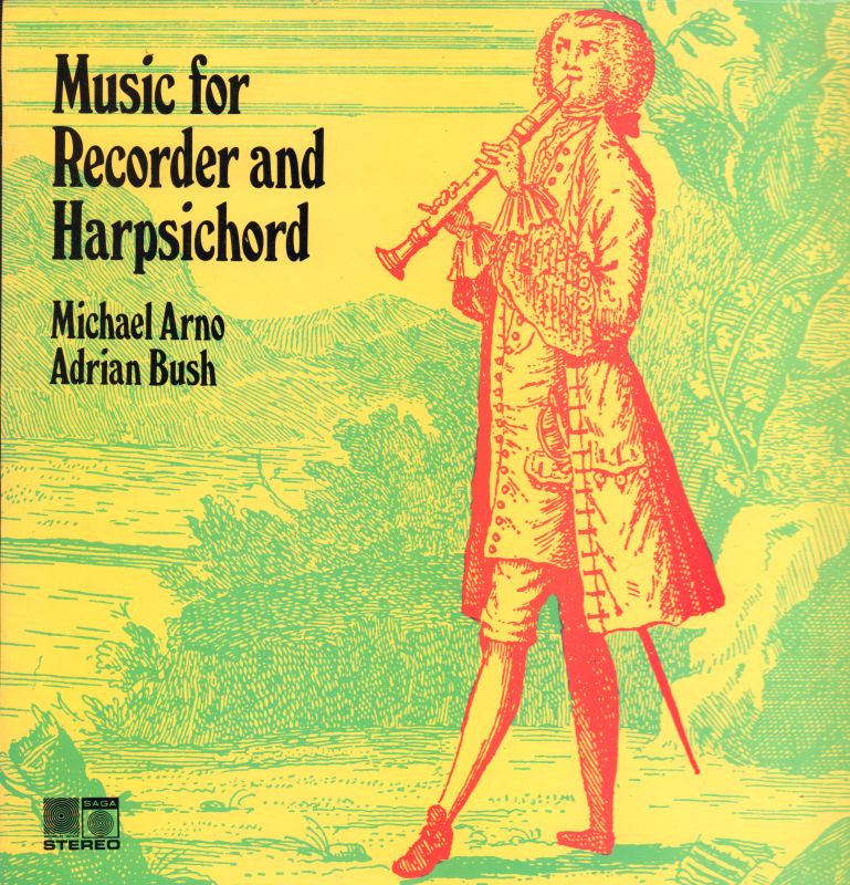 Michael Arno-Music For Recorder And Harpischord-Saga-Vinyl LP-VG/Ex