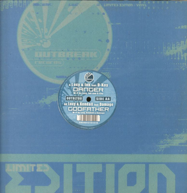 Loxy & Ink-Danger-Outbreak-12" Vinyl-Ex/VG