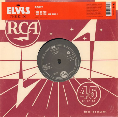 Elvis Presley-Don't 7/18-RCA-10" Vinyl