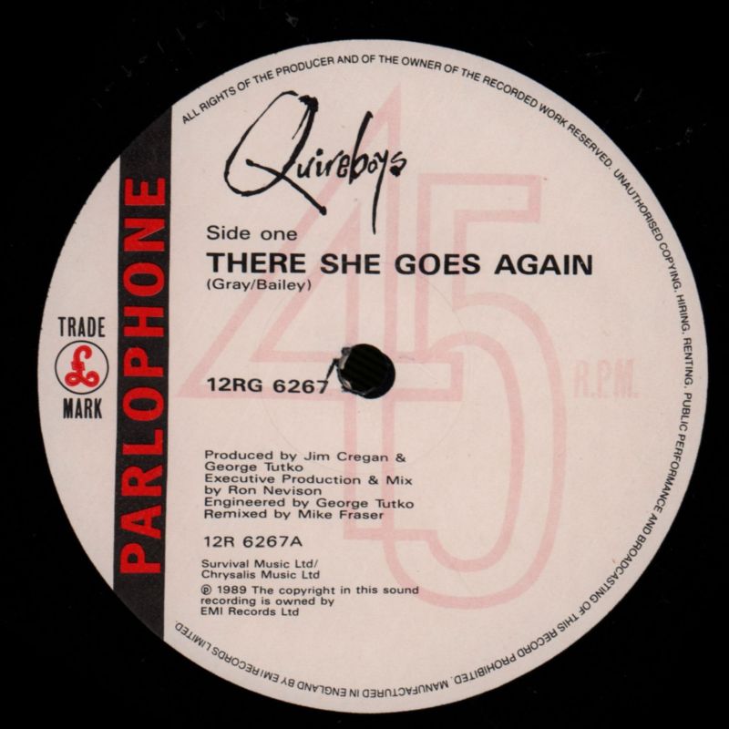 There She Goes Again-Parlophone-12" Vinyl-Ex/NM