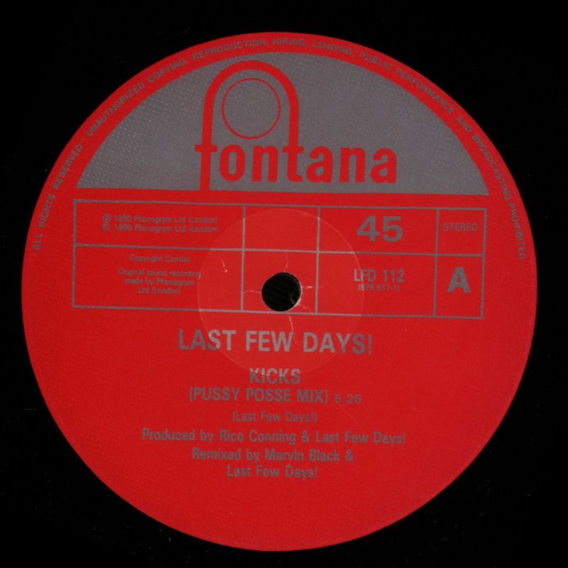 Kicks-Fontana-12" Vinyl-VG/Ex