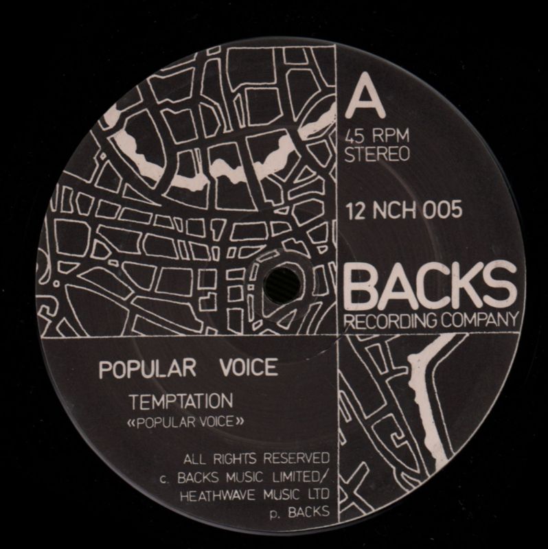 Tempatation-Backs-12" Vinyl-G/Ex