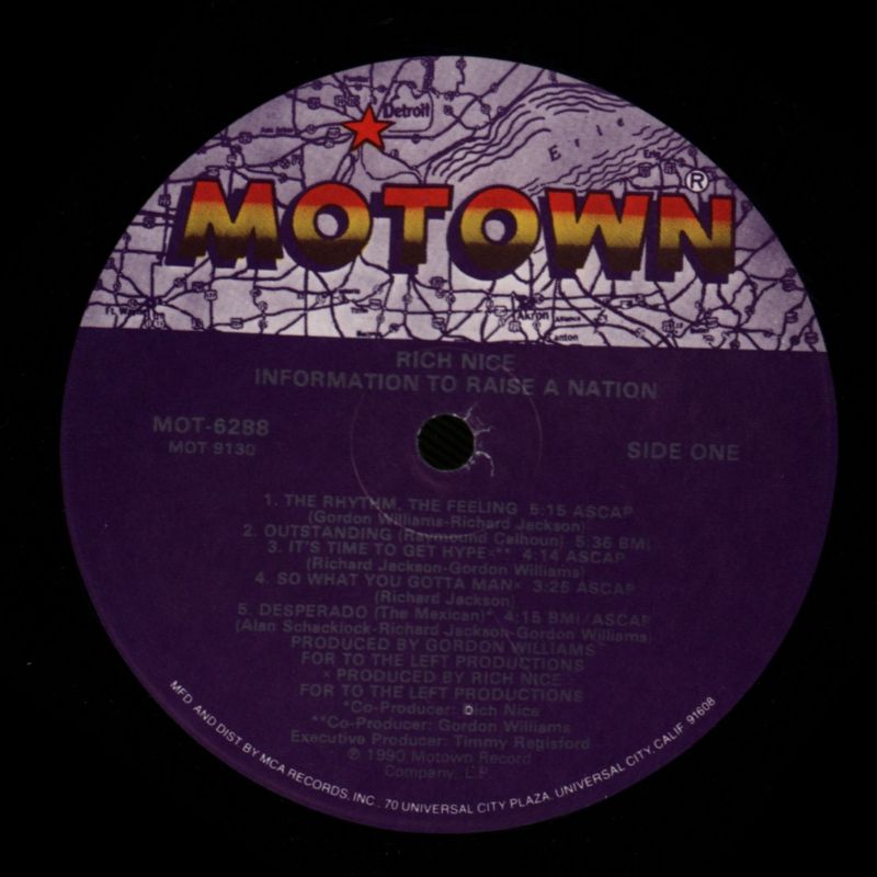 Information To Raise A Nation-Motown-Vinyl LP-VG/VG