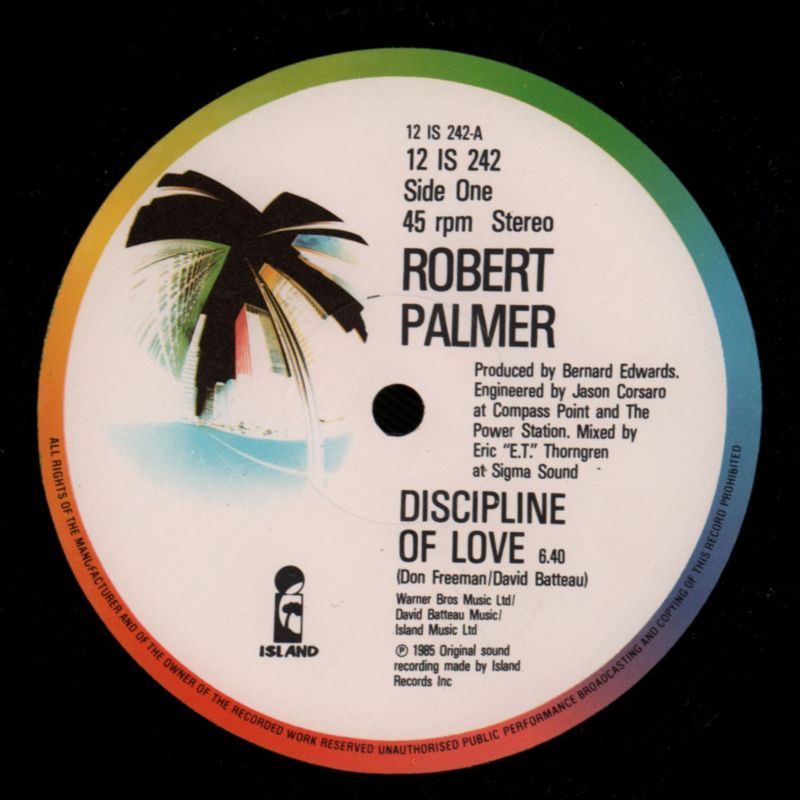 Discipline Of Love-Island-12" Vinyl-VG/VG