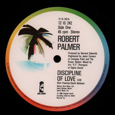 Discipline Of Love-Island-12" Vinyl-VG/VG