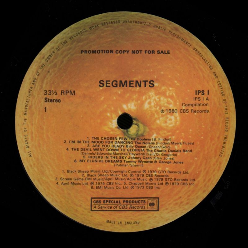 Segments-CBS-Vinyl LP Gatefold-VG+/Ex