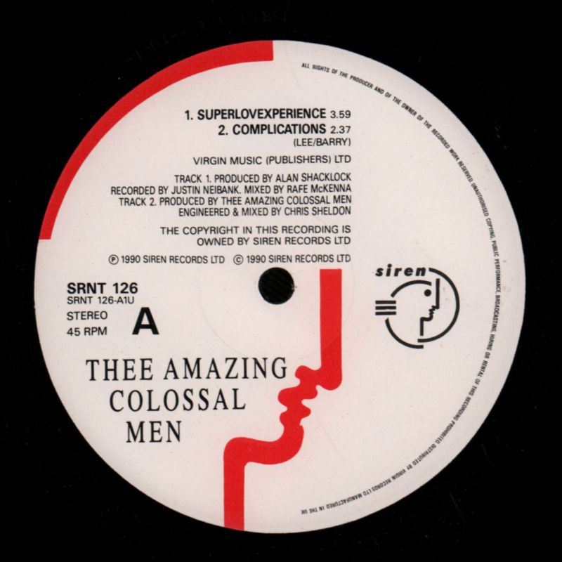 Superloveexperience-Siren-12" Vinyl-VG/Ex