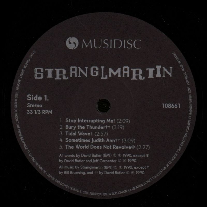Stranglmartin-Musidisc-Vinyl LP-VG/Ex