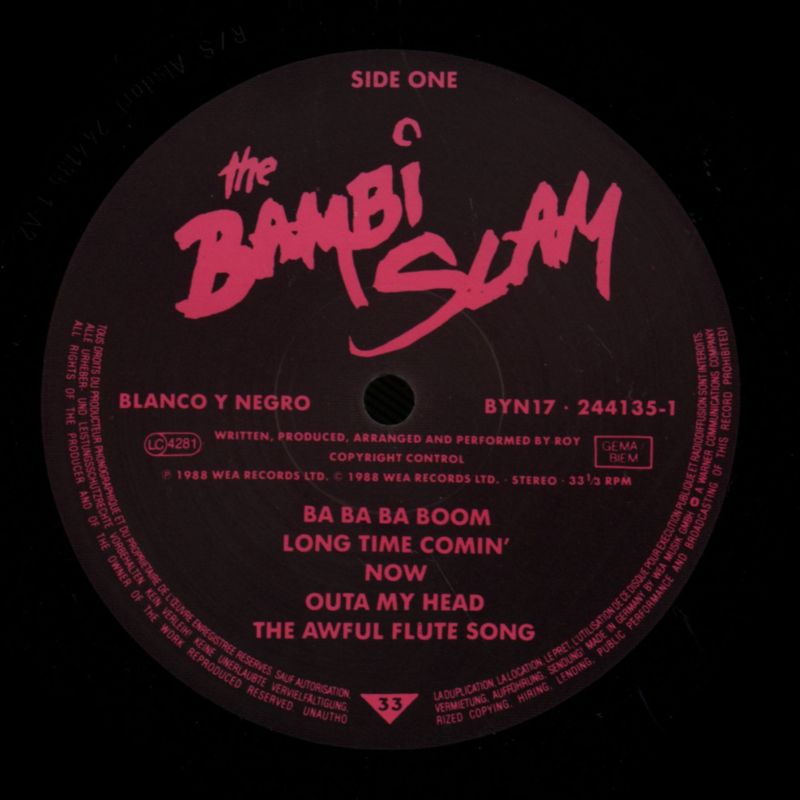 The Bambi Slam-WEA-Vinyl LP-VG/Ex+