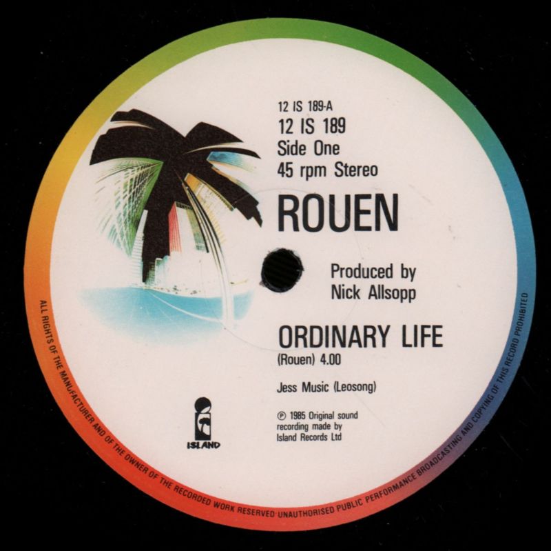 Ordinary Life-Island-12" Vinyl-VG/VG