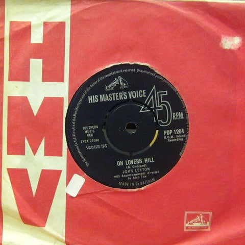 John Leyton-On Lovers Hill-HMV-7" Vinyl