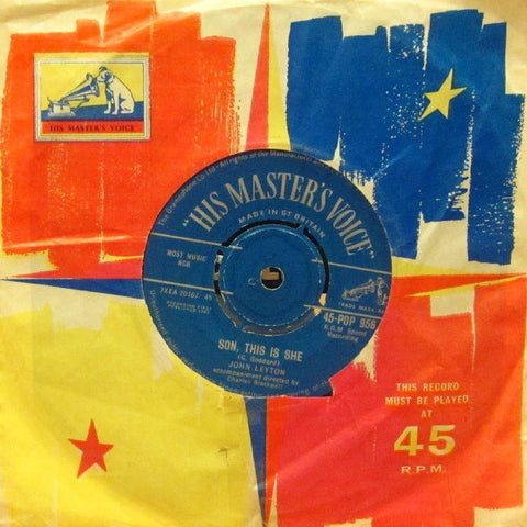 John Leyton-Son, This Is She-HMV-7" Vinyl