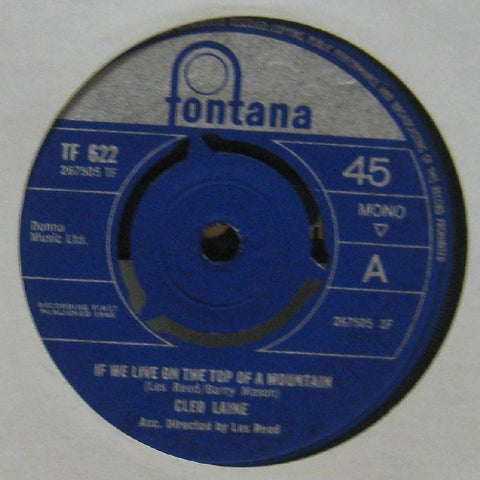 Cleo Laine-If We Live On The Top Of A Mountain-Fontana-7" Vinyl