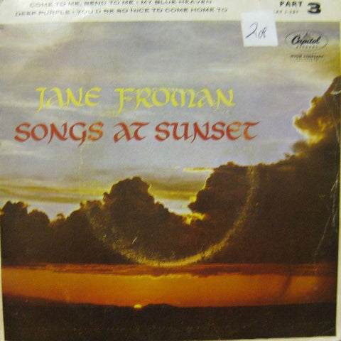 Jane Froman-Songs Of Sunset -Capitol-7" Vinyl P/S