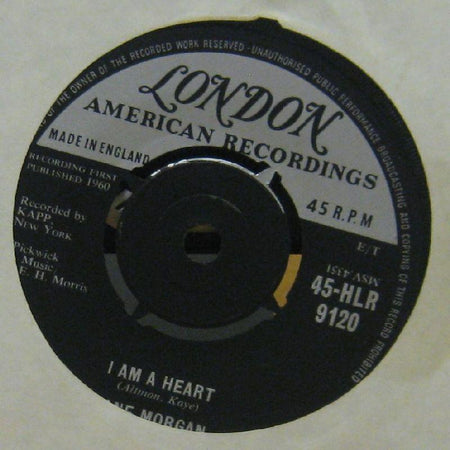 Jane Morgan-I Am A Heart-London-7" Vinyl
