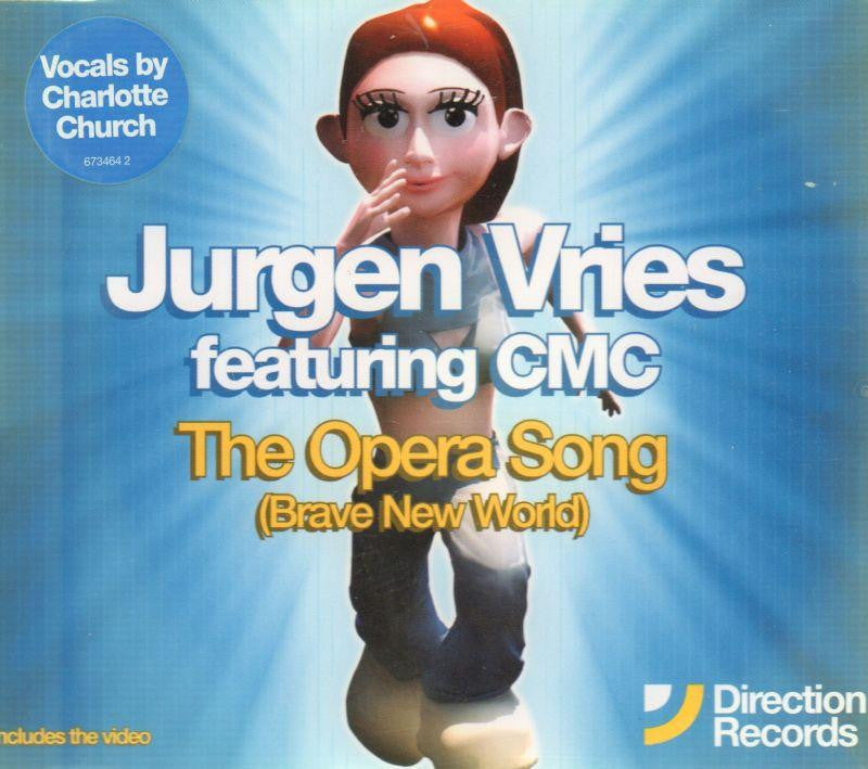 Jurgen Vries-The Opera Song (Brave New World) CD 1-CD Single-New