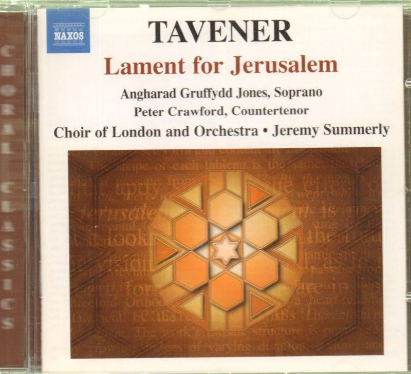 Tavener-Lament For Jerusalem-CD Album