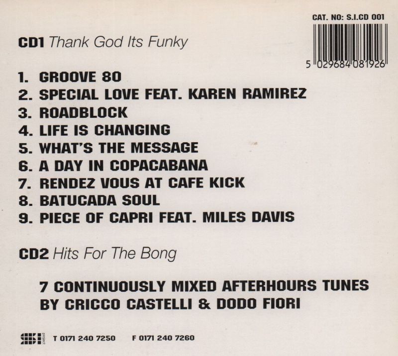 Thank God It's Funky-SI Project-2CD Album Box Set-Like New