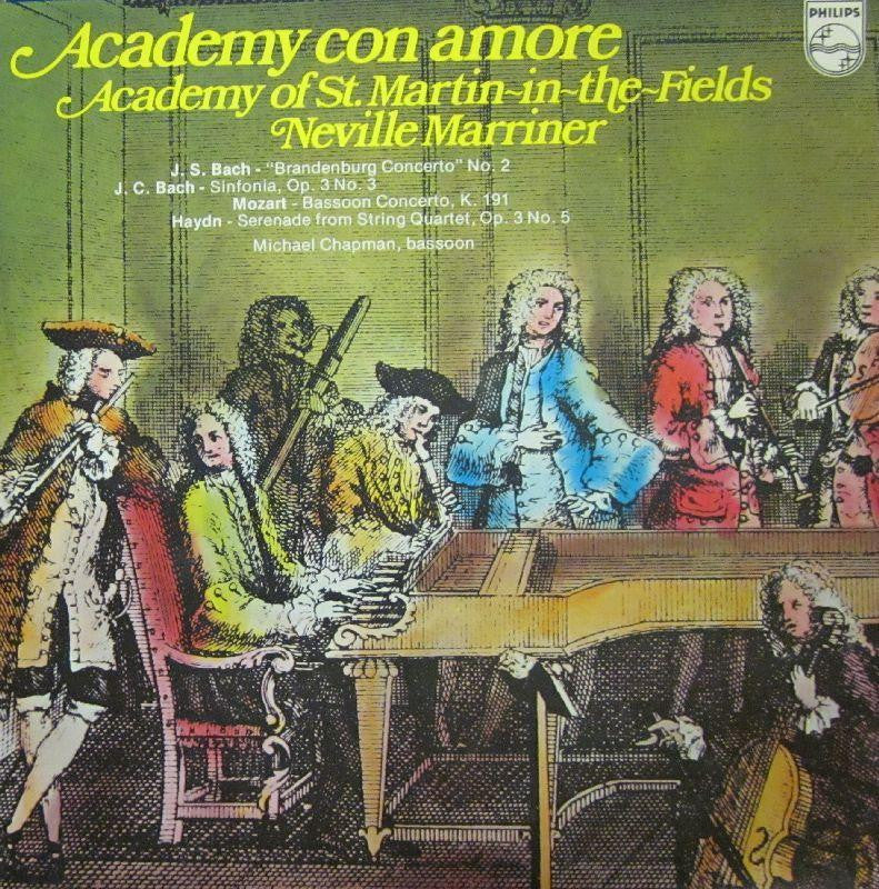 Bach/Mozart-Acadamy Con Amore-Philips-Vinyl LP